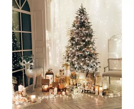 Гирлянда нить 5 м IP20 400-001 белый