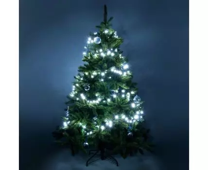 Гирлянда нить Мишура белый 5м IP20 400-004