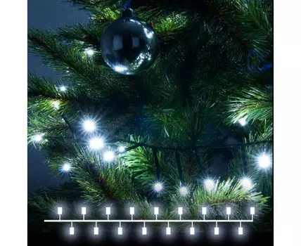 Гирлянда нить "Мишура" белый 5м IP20 400-004 белый