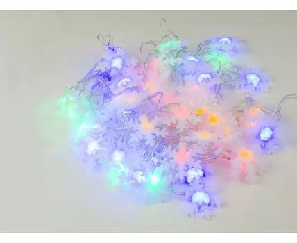 Гирлянда Снежинки UL-00007195 (прозрачный)