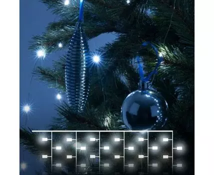 Гирлянда занавес "Роса" белый 2*3м IP20 200-004 белый