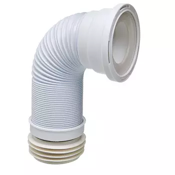 Гофрированная труба WIRQUIN для унитаза армированная L290-640 мм, D110 мм, PUSH-FIT