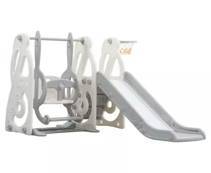 Горка Кидс Мьюзик с качелями (118, 102, Белый, 136)