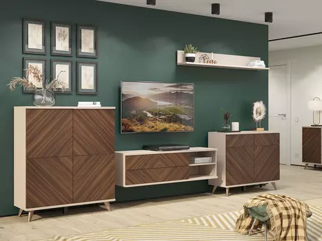 Гостиная Хармони с подвесной тумбой