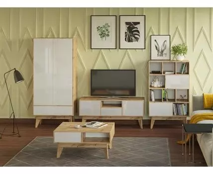 Гостиная Хелен (Прямые, Белый, 3 метра)