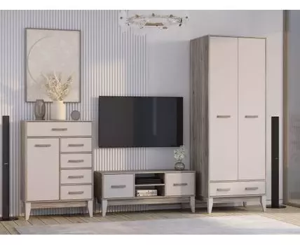 Гостиная Скандика (220, 59,2, Прямые, Молочный, 3 метра)