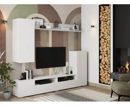 Гостиная Соло (180, 35, Прямые, Белый, 2 метра)