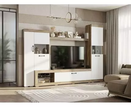 Гостиная Тесла (200, 35, Горки, Белый, 3 метра)