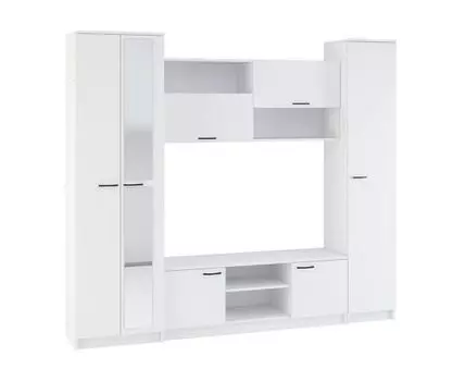 Готовые гостиные Бертелена белое дерево / белое дерево