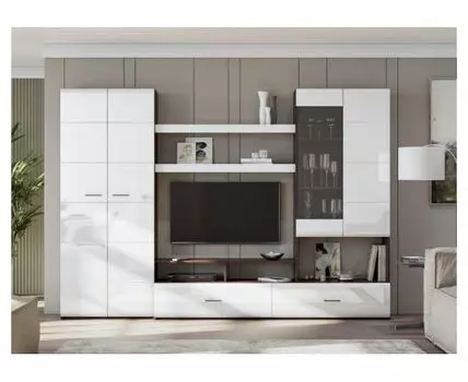 Готовые гостиные Jimenez дуб венге / белый глянец