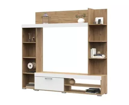 Готовые гостиные Касэль софт вайт / дуб крафт золото