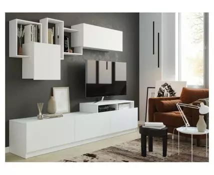 Готовые гостиные Мадера белый