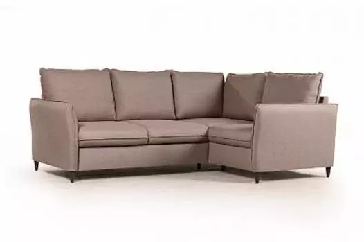 Hans диван-кровать угловой рогожка серый