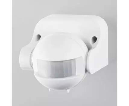 Инфракрасный датчик движения 12m 1,8-2,5m 1200W IP44 180° SNS-M-08 белый