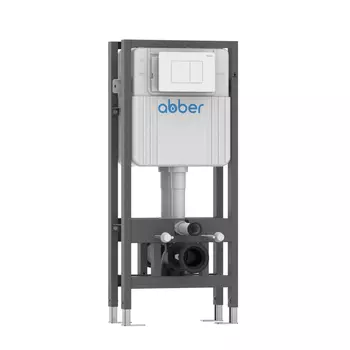 Инсталляция двойная самонесущая ABBER AC0106 для двух подвесных унитазов