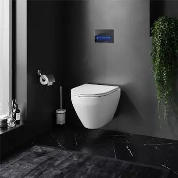 IS450A38.701700 Комплект: инсталляция с подвесным унитазом FlashClean, с сиденьем микролифт и клавишей