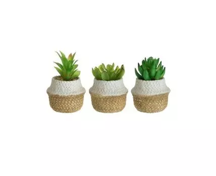 Искусственный цветок в кашпо