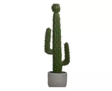 Искусственный цветок в кашпо - кактус