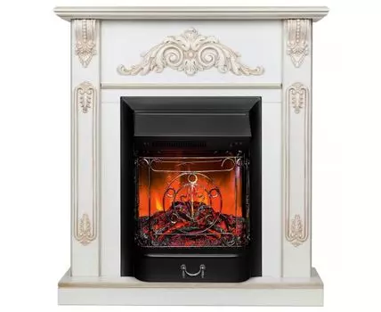 Электрокамин Anita WT с очагом Majestic Lux Black