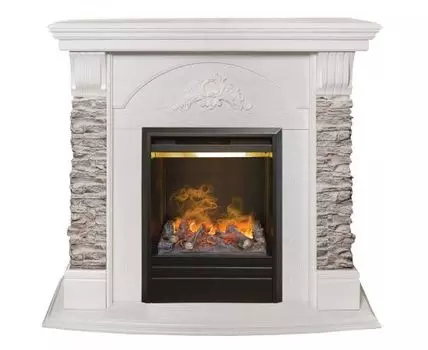 Электрокамин Athena GR WT с очагом 3D Olympic