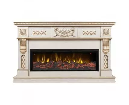 Электрокамин Corsica 42/BV WT с очагом Beverly 1000