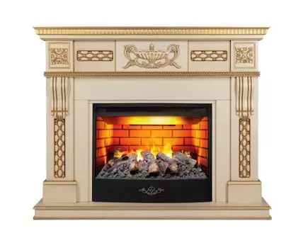 Электрокамин Corsica Lux 25,5/26 WT с очагом 3D Firestar 25,5