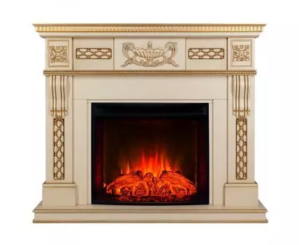 Электрокамин Corsica Lux 25,5/26 WT с очагом Evrika 25,5