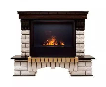 Электрокамин Country 26 AO с очагом 3D Cassette 630 Black Panel