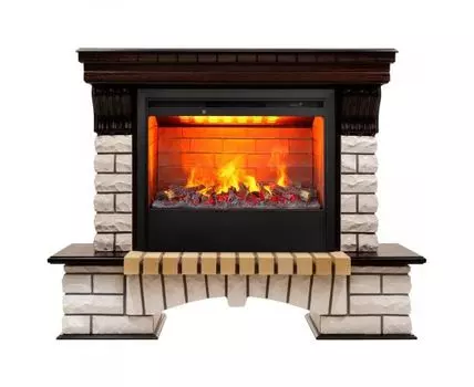 Электрокамин Country 26 AO с очагом 3D Helios 26