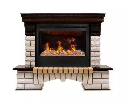 Электрокамин Country 26 AO с очагом 3D Helios 26 SBG