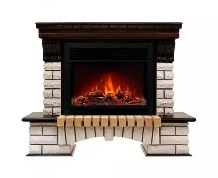 Электрокамин Country 26 AO с очагом Moonblaze Deluxe Black