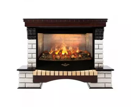 Электрокамин Country 33/33W AO с очагом 3D Firestar 33