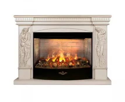 Электрокамин Diva 33 WT-619G с очагом 3D Firestar 33