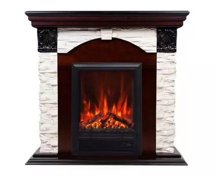 Электрокамин Dublin Lux AO с очагом Eugene