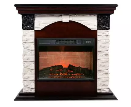 Электрокамин Dublin Lux AO с очагом Irvine 24