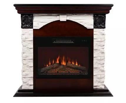 Электрокамин Dublin Lux AO с очагом Kendal 24