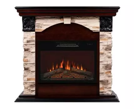 Электрокамин Dublin Rock AO с очагом Kendal 24