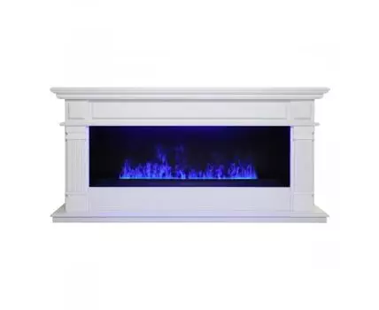 Электрокамин Islandia CST1000 WT с очагом 3D Cassette 1000 LED RGB