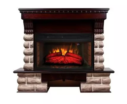 Электрокамин Kansas 33/33W AO с очагом Firespace 33W