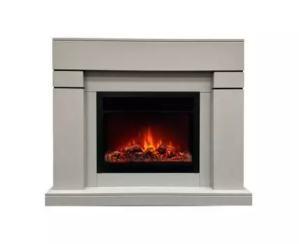 Электрокамин Lindelse 25,5/26 GR c очагом Moonblaze Delux BL