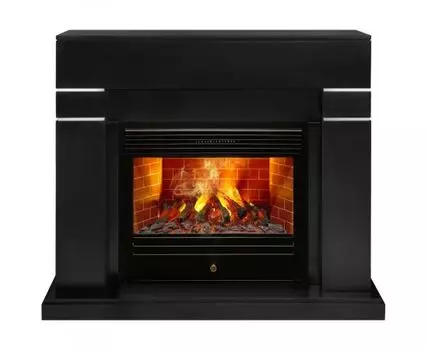 Электрокамин Lindelse 26 BLM с очагом 3D Novara