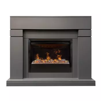 Электрокамин Lindelse 26 GR c очагом 3D Helios 26 SBG