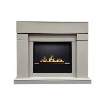 Электрокамин Lindelse 26 GR c очагом 3D Cassette 630 Black Panel