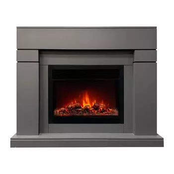 Электрокамин Lindelse 26 GR c очагом Moonblaze Deluxe Black