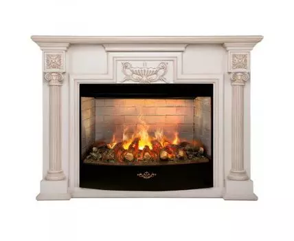 Электрокамин London 33 WT-659B с очагом 3D Firestar 33