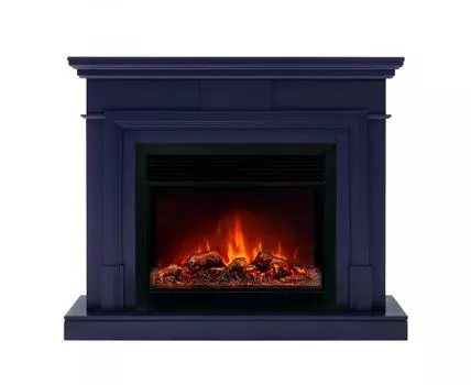 Электрокамин Marco 25.5/26 NB с очагом Moonblaze Deluxe Black