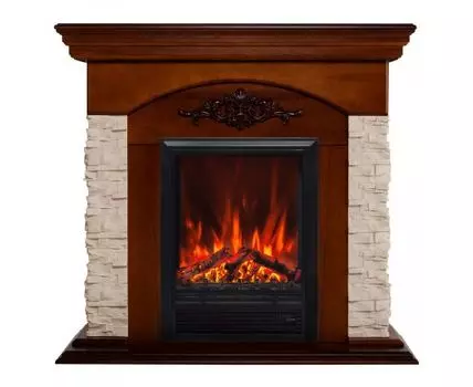 Электрокамин Neapolis NT с очагом Eugene