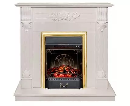 Электрокамин Ottawa WT с очагом Majestic Lux Brass