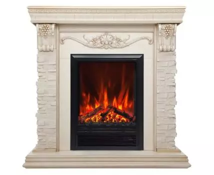 Электрокамин Patricia WT с очагом Eugene