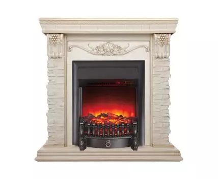 Электрокамин Patricia WT с очагом Fobos Lux Black RC